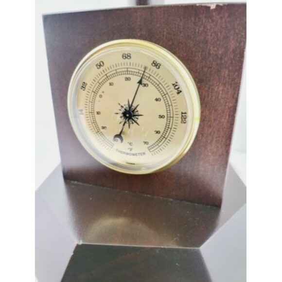 Classic  GLOBE BY THE GEORGE F.CRAM COMPANY-Wth Barometer,Thermometer,Hygrometer - Picture 9 of 12
